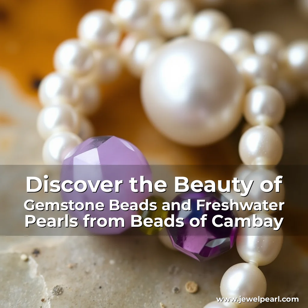 Read more about the article Discover the Beauty of Gemstone Beads and Freshwater Pearls from Beads of Cambay