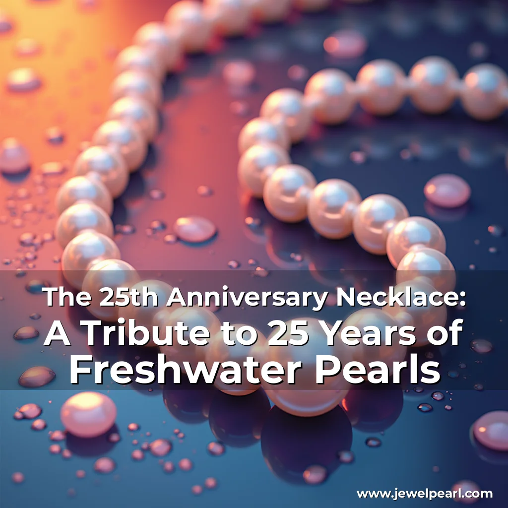 Read more about the article The 25th Anniversary Necklace: A Tribute to 25 Years of Freshwater Pearls
